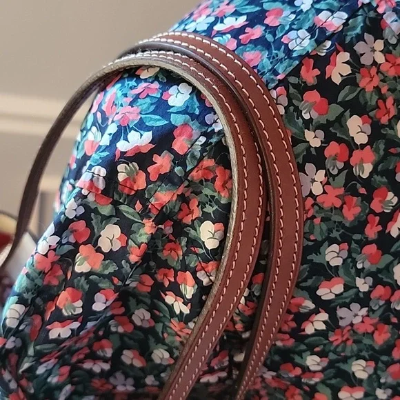 DOONEY & BOURKE Lexington Cream Pebbled Leather Tan Double Handle‎ Zip Tote Bag - Picture 4 of 15